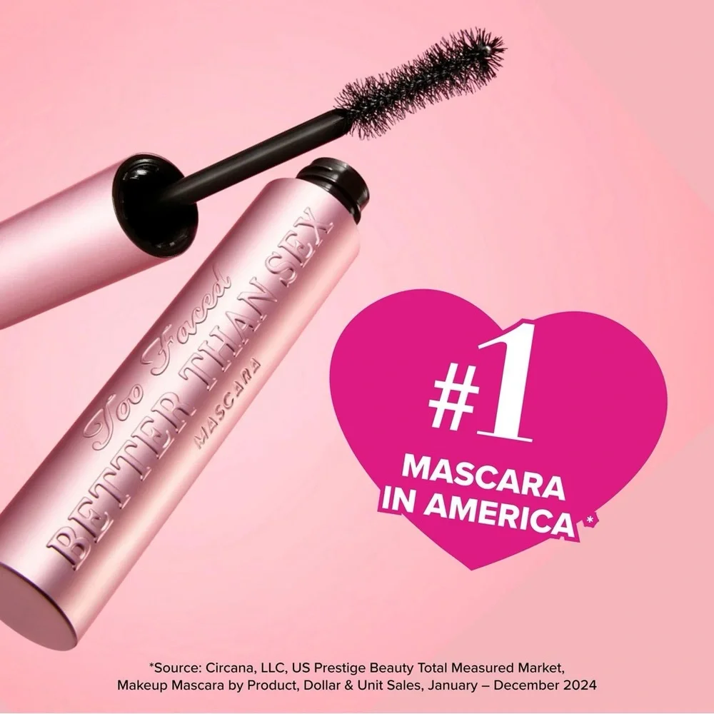 NEW Too Faced Better Than Sex Volumizing & Lengthening Mascara